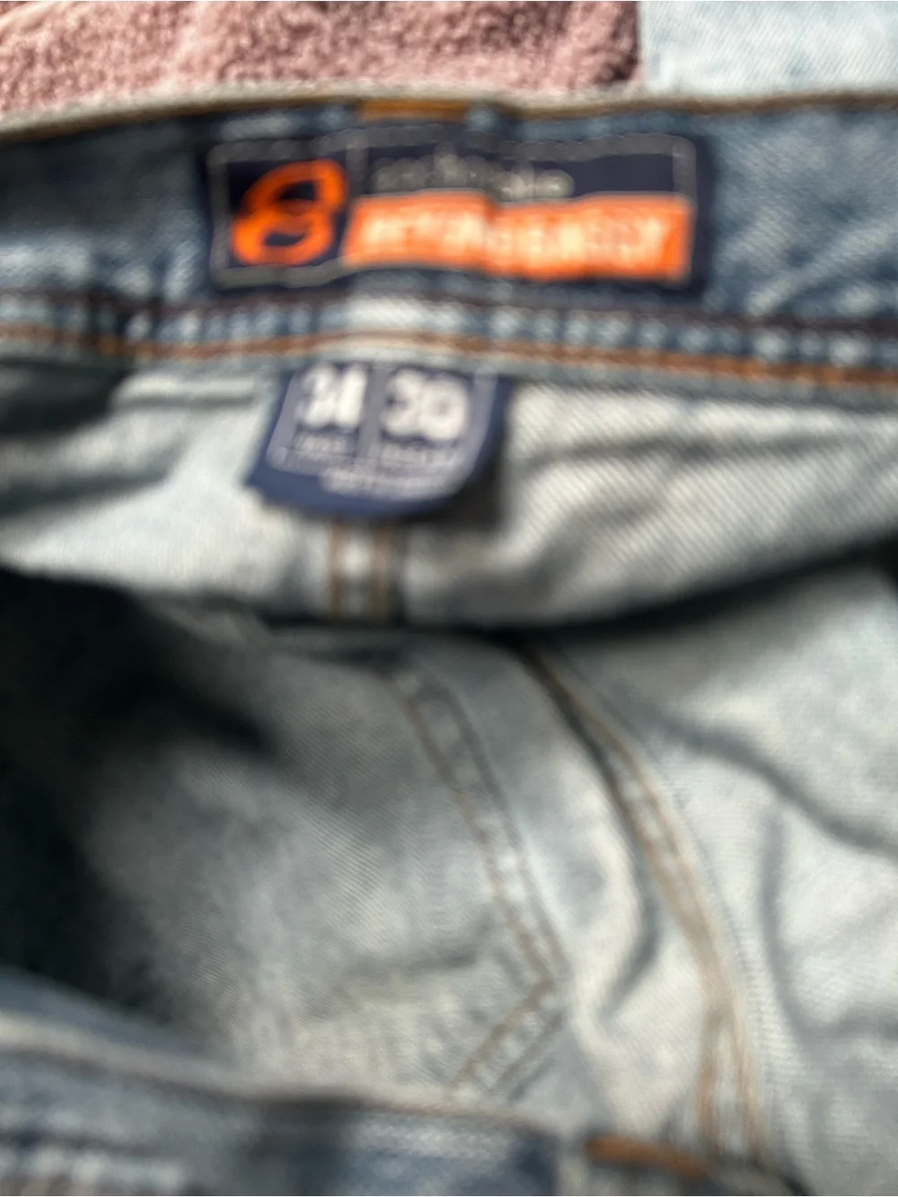 y2K anchor blue Men's Beyond Baggy Jeans in Light Blue Wash Sz 34 x 30